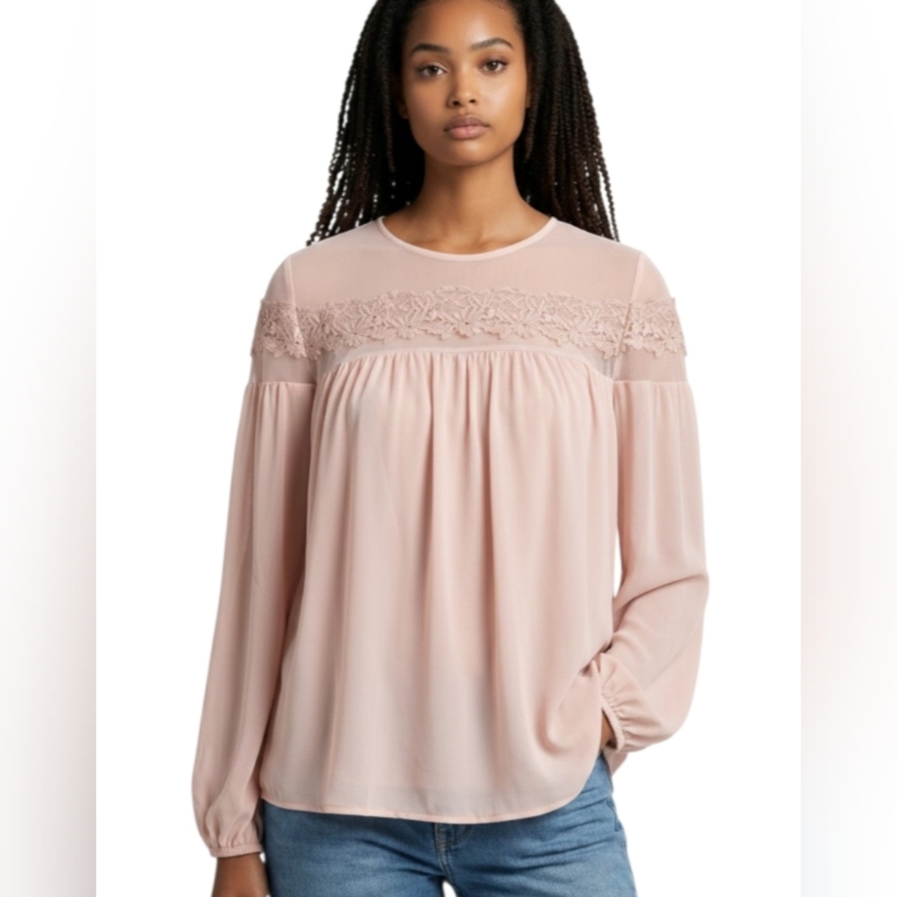 Express Nude Blouse Sz.M EUC.